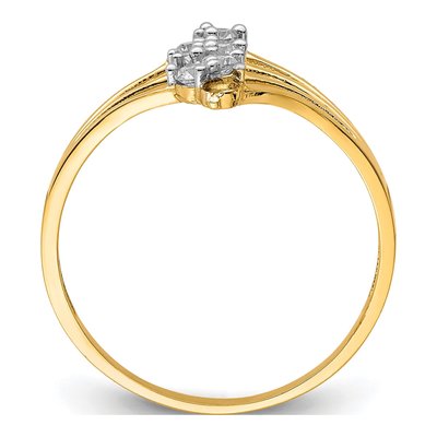 10K Yellow Gold CZ 7-Stone Ring – view 3