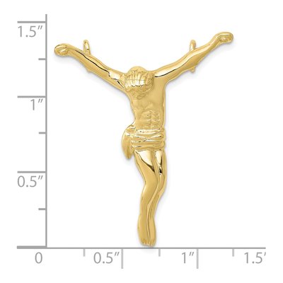 10K Yellow Gold Corpus Slide Pendant – view 4