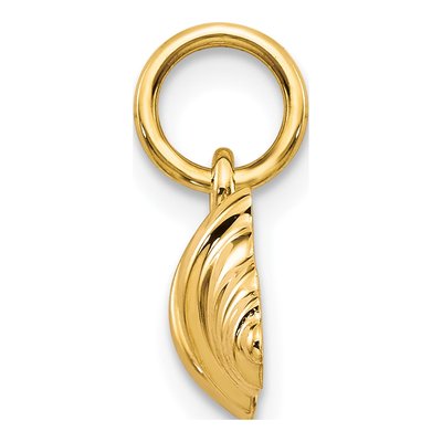10K Yellow Gold Barbell Charm – view 3