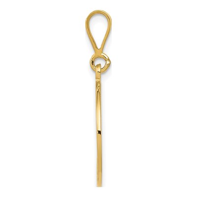 10K Yellow Gold Masonic Symbol Pendant – view 3