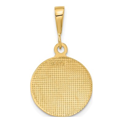 10K Yellow Gold Raphael Angel Pendant – view 5