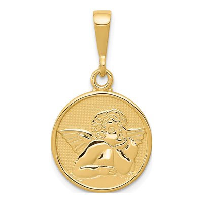 10K Yellow Gold Raphael Angel Pendant
