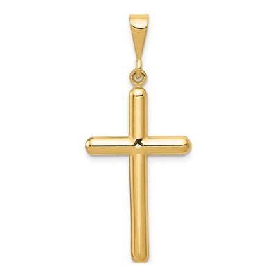 10K Yellow Gold Cross Pendant