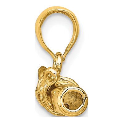 10K Yellow Gold 3-D Diploma Pendant – view 3