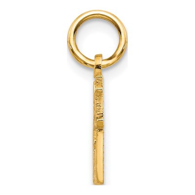 10K Yellow Gold BEST Friend Pendant – view 3