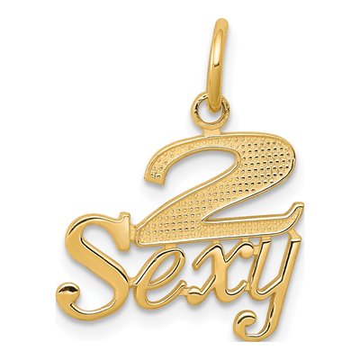 10K Yellow Gold SEXY Talking Charm