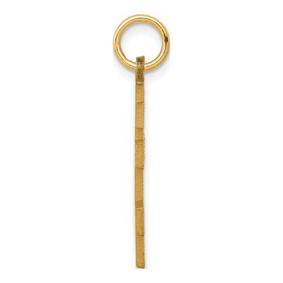 10K Yellow Gold Eastern Orthodox Cross Pendant – view 3