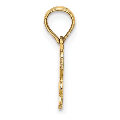 10K Yellow Gold I Heart My Jeweler Charm – view 3