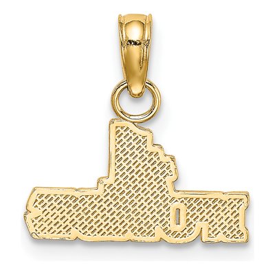 10K Yellow Gold Nurse Number 1 Pendant – view 4