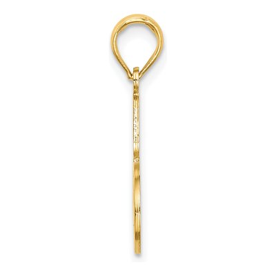 10K Yellow Gold Mother Number 1 Pendant – view 3