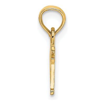 10K Yellow Gold PAPA Pendant – view 3