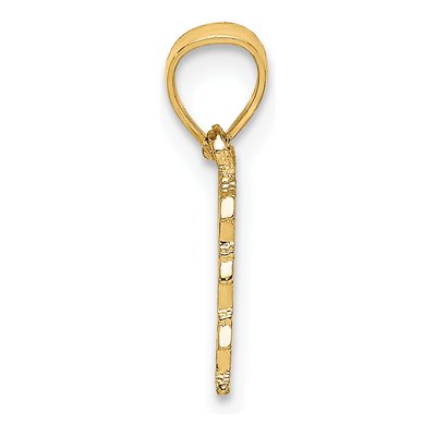 10K Yellow Gold 'i Want Want' Pendant – view 3