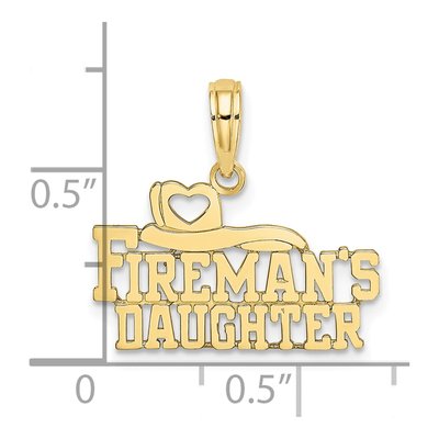 10K Yellow Gold Fireman's Daughter Charm – view 4