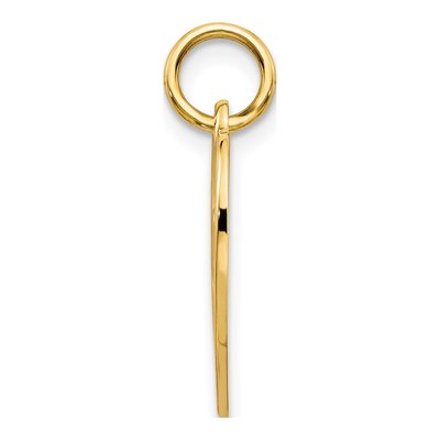 10K Yellow Gold Sweet 16-Heart Pendant – view 3