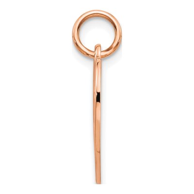 10K Rose Gold Sweet 16-Heart Pendant – view 3
