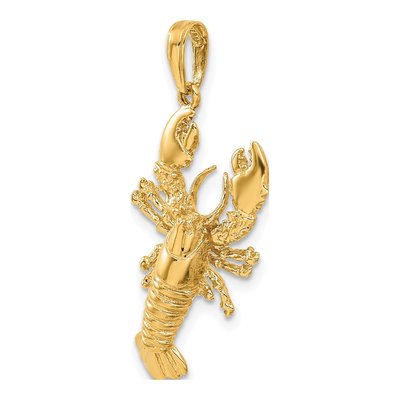 10K Yellow Gold Large Pendant – view 5