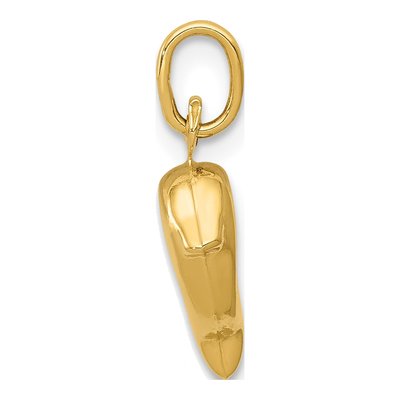 10K Yellow Gold Dolphin Pendant – view 3