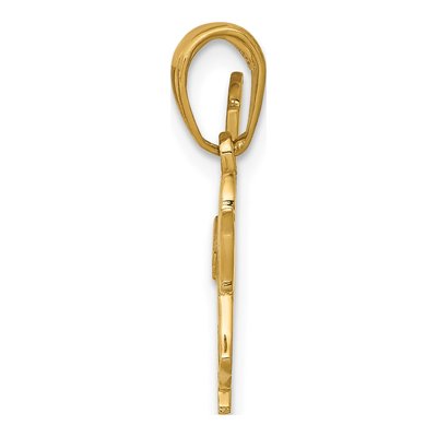 10K Yellow Gold Horse Pendant – view 3