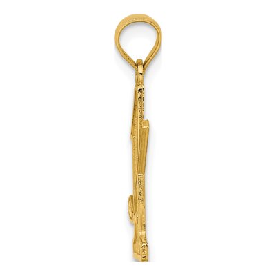 10K Yellow Gold Golf Club Ball Number 1 Pendant – view 3