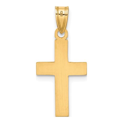 10K Yellow Gold Latin Cross Charm – view 5
