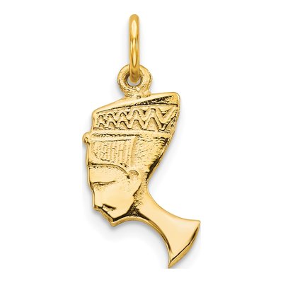 10K Yellow Gold Nefertiti Pendant
