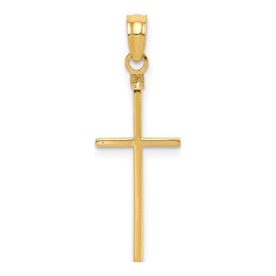10K Yellow Gold Cross Pendant