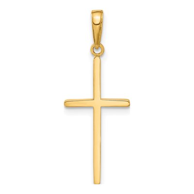 10K Yellow Gold Cross Pendant