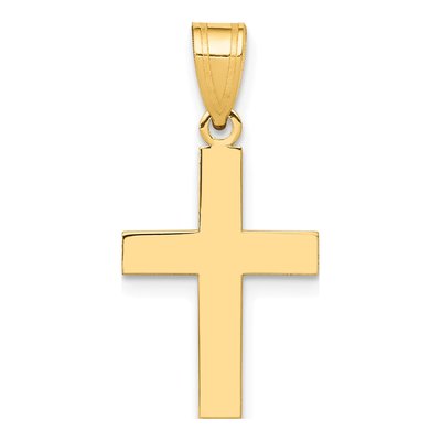 10K Yellow Gold Latin Cross Charm