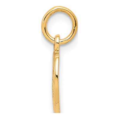 10K Yellow Gold You Me Forever Heart Charm – view 3