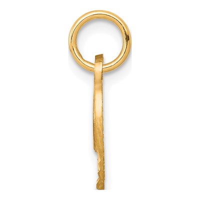 10K Yellow Gold Double Heart Charm – view 3