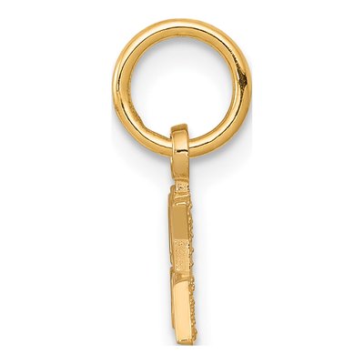 10K Yellow Gold I Heart My Grandpa Charm – view 3