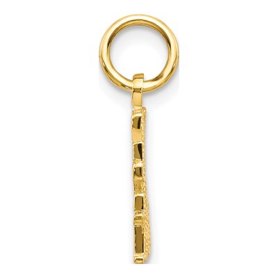 10K Yellow Gold Live Love Laugh Pendant – view 3