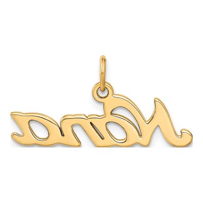 10K Yellow Gold NANA Pendant – view 4