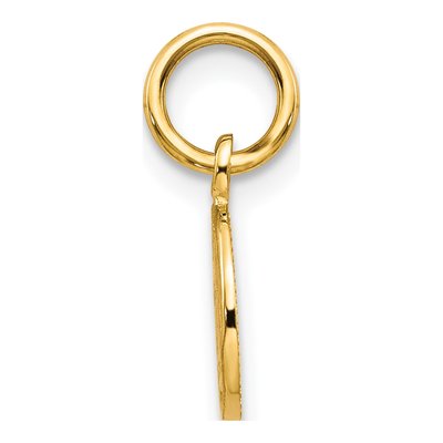 10K Yellow Gold Small Angel Pendant – view 3