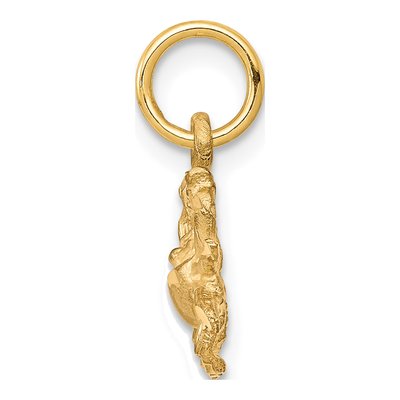 10K Yellow Gold Crab Charm – view 3