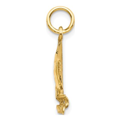 10K Yellow Gold Sailboat Pendant – view 3