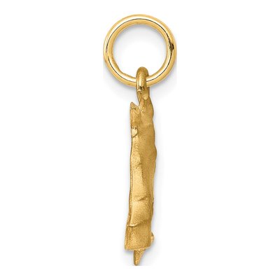 10K Yellow Gold Horsehead Charm – view 3
