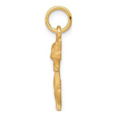 10K Yellow Gold Tom Cat Pendant – view 3