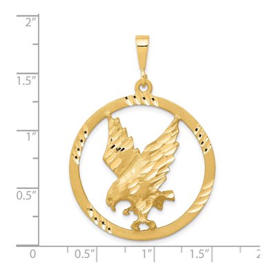 10K Yellow Gold Eagle Charm – view 4