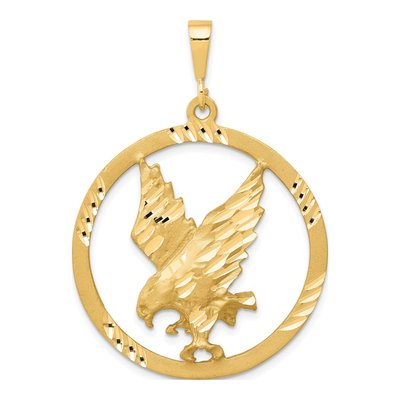 10K Yellow Gold Eagle Charm