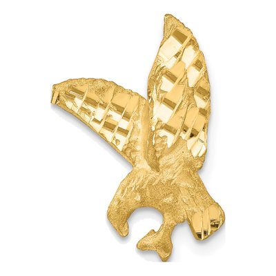 10K Yellow Gold Eagle Slide Pendant