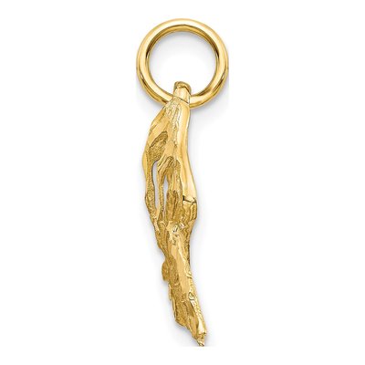 10K Yellow Gold Butterfly Charm – view 3