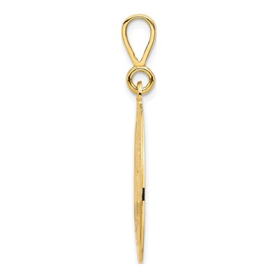 10K Yellow Gold Large St Christopher Pendant – view 3