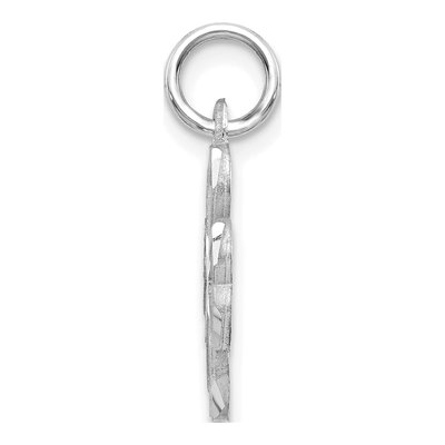 10K White Gold 4-Leaf Clover Pendant – view 3