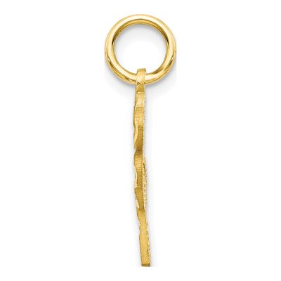 10K Yellow Gold 4-Leaf Clover Pendant – view 3