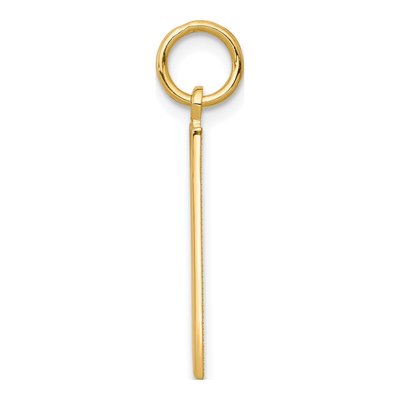 10K Yellow Gold Bingo Card Pendant – view 3