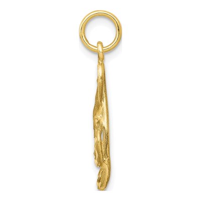 10K Yellow Gold Treble Clef Charm – view 3