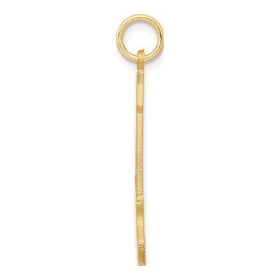 10K Yellow Gold Guitar Pendant – view 3