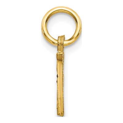 10K Yellow Gold Initial A Charm – view 3