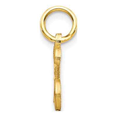 10K Yellow Gold Initial L Charm – view 3